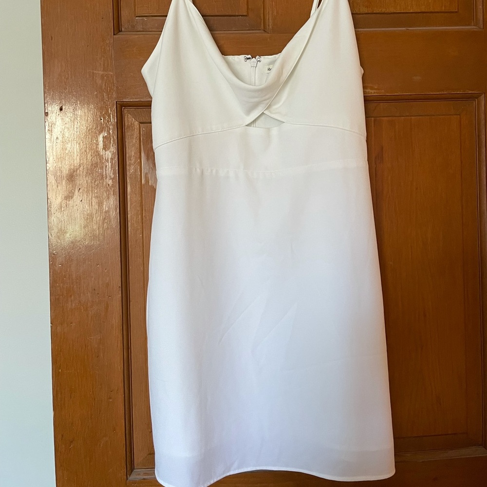 White mini dress NWT